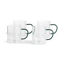 Set Of 4 Horma Glass Coffee Cups La