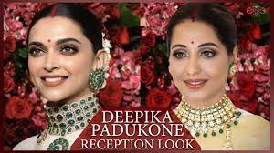 deepika padukone reception makeup look