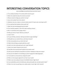 98 conversation starters topics fun