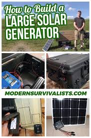 build a diy solar generator