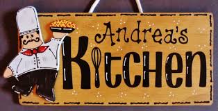 Personalize Fat Chef Kitchen Sign Wall