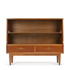 Teak Vintage Display Cabinet With