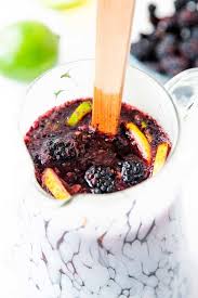 easy blackberry sangria recipe with