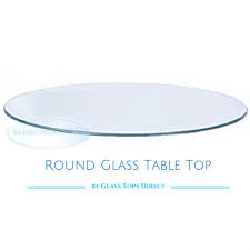 Inch Clear Tempered Round Glass Table