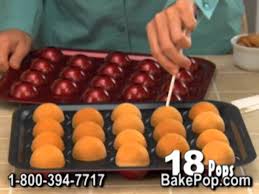 Hold pop over a sheet of wax paper and immediately sprinkle with candy bits from frosting or other sprinkles. Official Bake Pops Commercial As Seen On Tv Cake Pop Maker Youtube