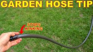 stop garden hose kinking with this
