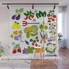 Vegetable Garden Wall Mural By