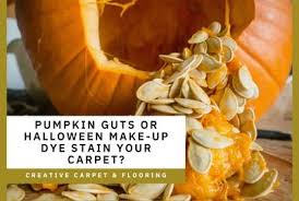 pumpkin guts or halloween make up dye