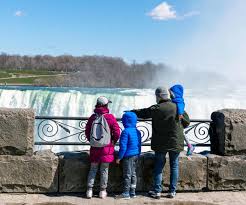 canadian side of niagara falls with kids
