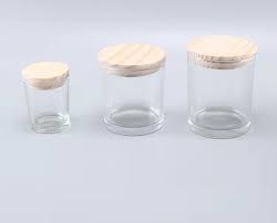 quality luxury glass candle jars