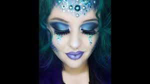 water element mermaid makeup tutorial