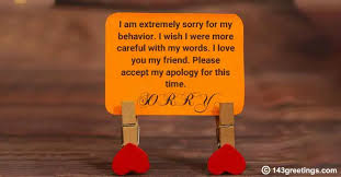 sorry messages for friends sms