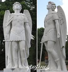 Marble Archangel Michael Statue