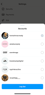 manage multiple insram accounts