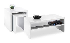 High Gloss Coffee And Side Tables Set
