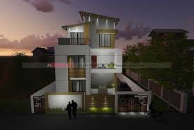 3 Floor House Plan Design 5 Bhk