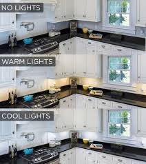 Your kitchen cabinets are a big factor in your kitchen renovation, but they shouldn't have to take up the majority of your project's budget. This Under Cabinet Lighting Comparison Shows The Stark Difference The Lights Make In A Kitchen Kitchen Under Cabinet Lighting Kitchen Design Home Decor Kitchen