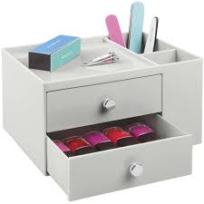 idesign 2 drawer cosmetic organizer for