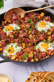 corned beef hash and eggs a full living