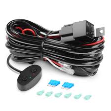 (2) connect black wire to battery negative. Nilight Dual Color Light Bar Wiring Harness Kit 16awg 2 Leads Nilight Led Light