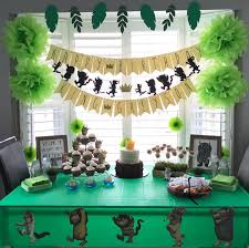 Most of the wild one birthday parties i have seen lately have been a combo of wood and yellow, black and white. Where The Wild Things Are Party Decor For First Birthday Wild Birthday Party Wild One Birthday Party First Birthday Decorations