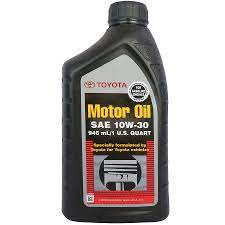 toyota motor oil 10w 30 motorzone
