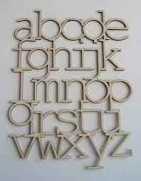 Wooden Alphabet Alphabet Signs
