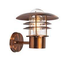 Vintage Outdoor Wall Lamp Copper Ip44