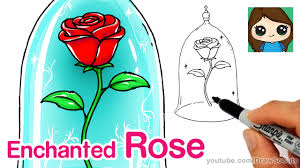 The tattoo combined the stained glass of the beast's castle with the rose that resides behind closed doors. How To Draw A Rose Beauty And The Beast Youtube
