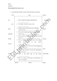 Flyers (yle flyers) test preparation including sample papers, word see more official exam preparation materials. Flyers Test For Cambridge Exams Esl Worksheet By Electra1986