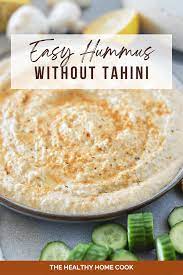 easy hummus without tahini the