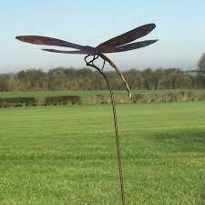 Large Ornamental Rustic Dragonfly