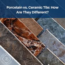 porcelain vs ceramic tile how are