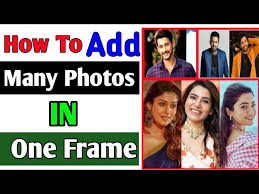 add many photos in one frame