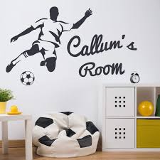 Football Striker Personalised Wall Art