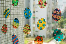 easter egg suncatchers kids crafts