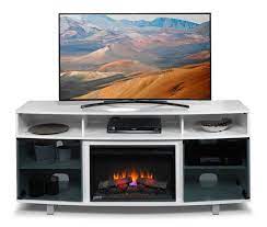 Sorenson Fireplace Tv Stand White