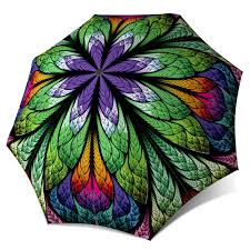 Peacock Umbrella High Quality With A
