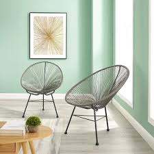 Sarcelles Acapulco Modern Wicker Chairs