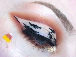 halloween eye makeup art how to