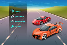 car racing games vectors