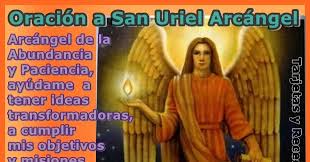 Arcángel uriel oración para la abundancia. Tarjetas Y Recetas Oracion A San Uriel Arcangel