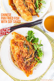 Our favorite way to eat fresh fish heat 2 tablespoons coconut oil on medium heat in a medium sized skillet. Chinese Pan Fried Fish With Soy Sauce Recipe Daily Cooking Quest