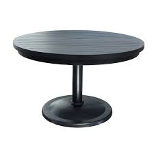 monaco round pedestal dining table