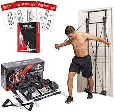 BrayFit Home Gym Equipment, Full Body Workout Door Gym | Including Squat  Bar, Padded Handles, Heavy Resistance Bands, Wrist/Ankle Straps, and  Innovative Training Exercise Deck Guide - Total Gym : Amazon.com.au: Sports,
