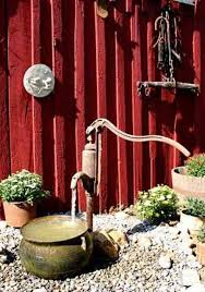 Idea For The Old Water Pump Fountain