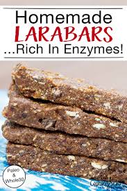 enzyme rich homemade larabars paleo