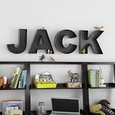 Kids Metal Hanging Wall Letters Land