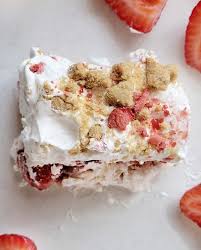 strawberry shortcake icebox cake