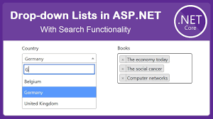 use drop down lists in asp net single